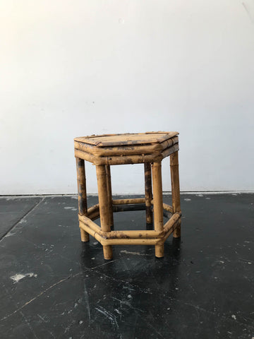 Vintage Rattan and Bamboo Stand