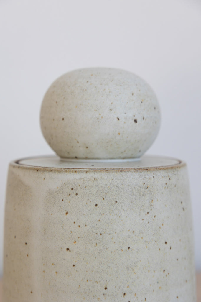 XL White clay Pot I – Interior By Birk