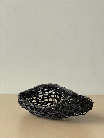 Small Fourre-Tout Basket in Slate