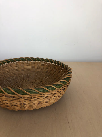 Vintage Handwoven Basket