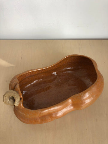 Vintage Ceramic Squash Serving Dish