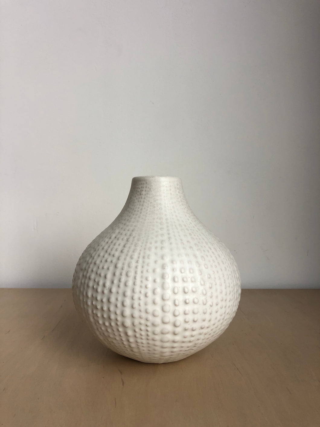 White Textured Vase by Jonathan Adler