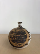 Vintage Glazed Ceramic Bud Vase