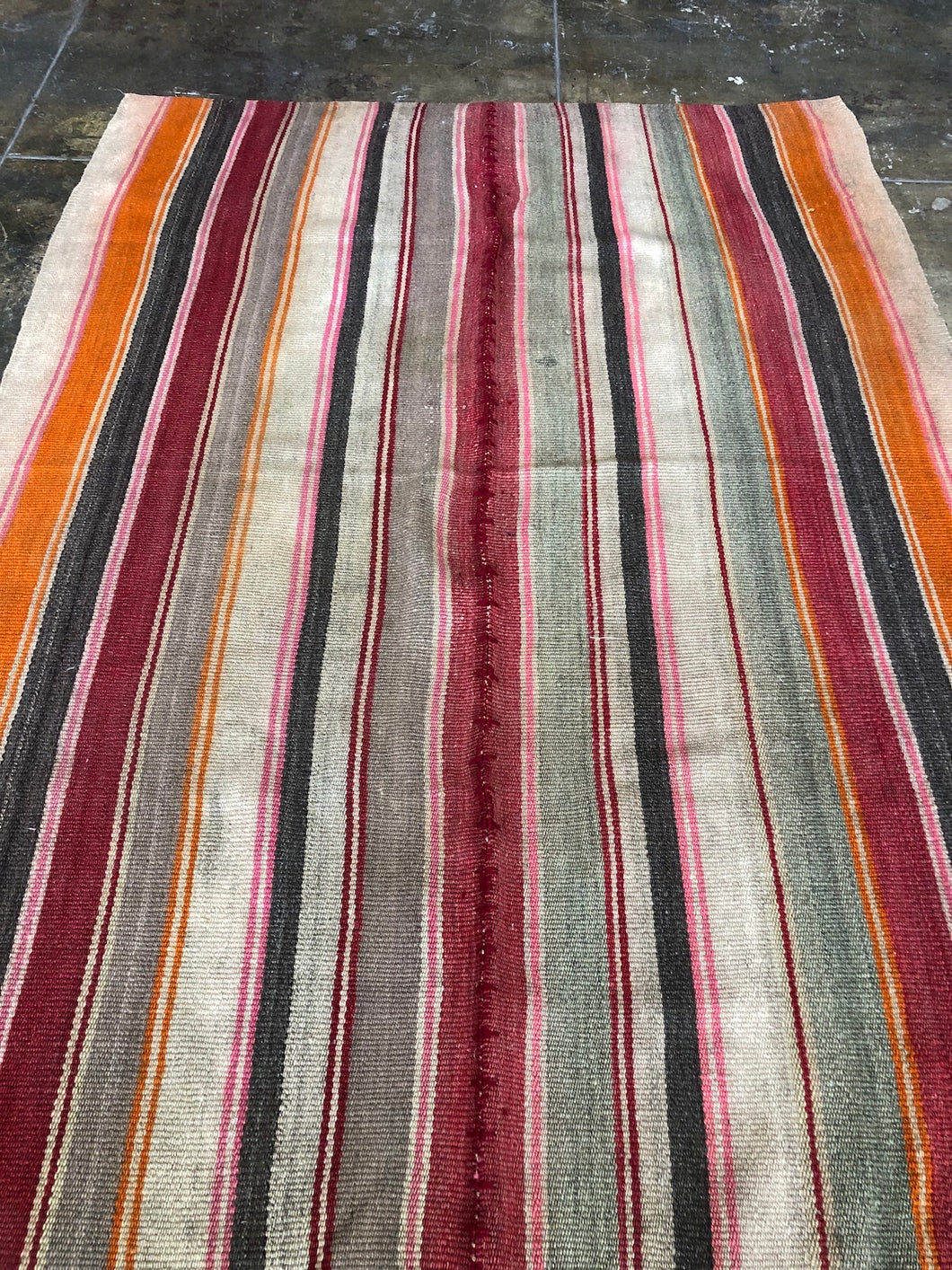 Vintage South American Handwoven Rug