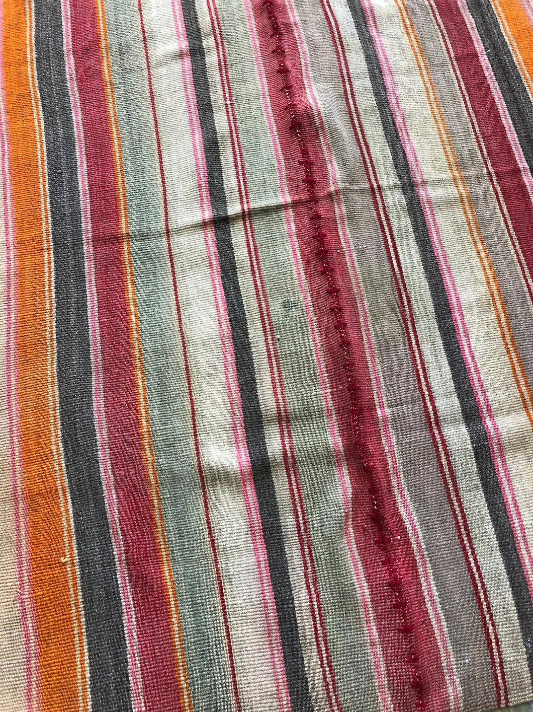 Vintage South American Handwoven Rug