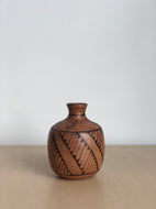 Vintage Hand Painted Ceramic Vase