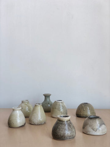 Stardust Bud Vase A in Soft Smoke