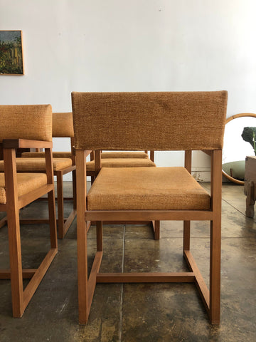 Walnut Dining Chair - Set of Six