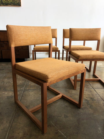 Walnut Dining Chair - Set of Six