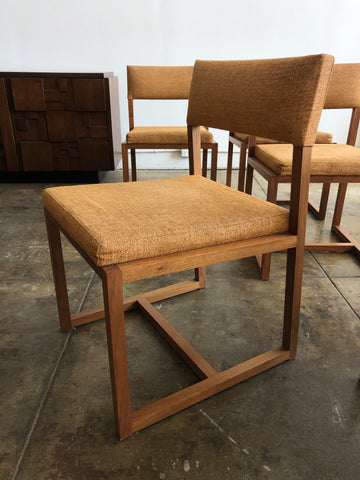 Walnut Dining Chair - Set of Six