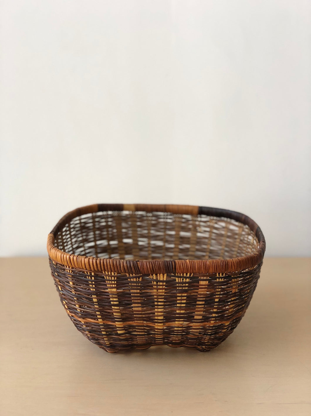 Vintage Handwoven Basket