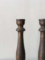 Pair of Vintage Indian Candlestick Holders