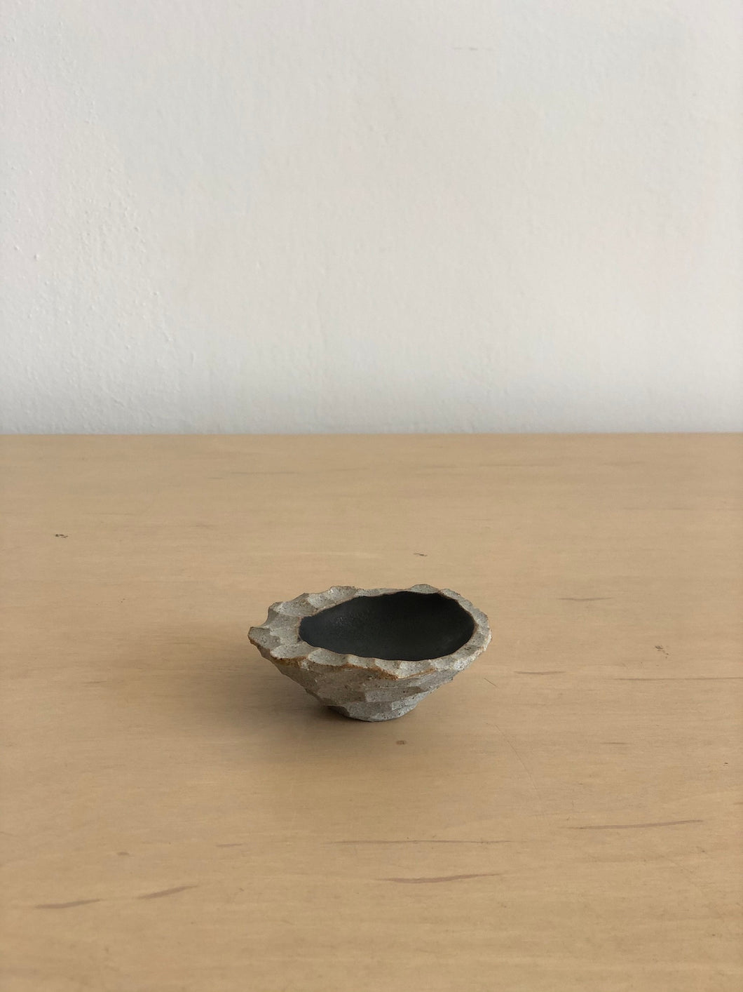 Small Hand Carved Facet Bowls