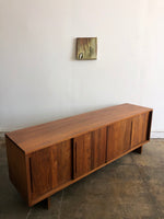 Hardwood Walnut Credenza