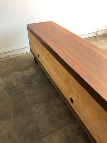 Hardwood Walnut Credenza