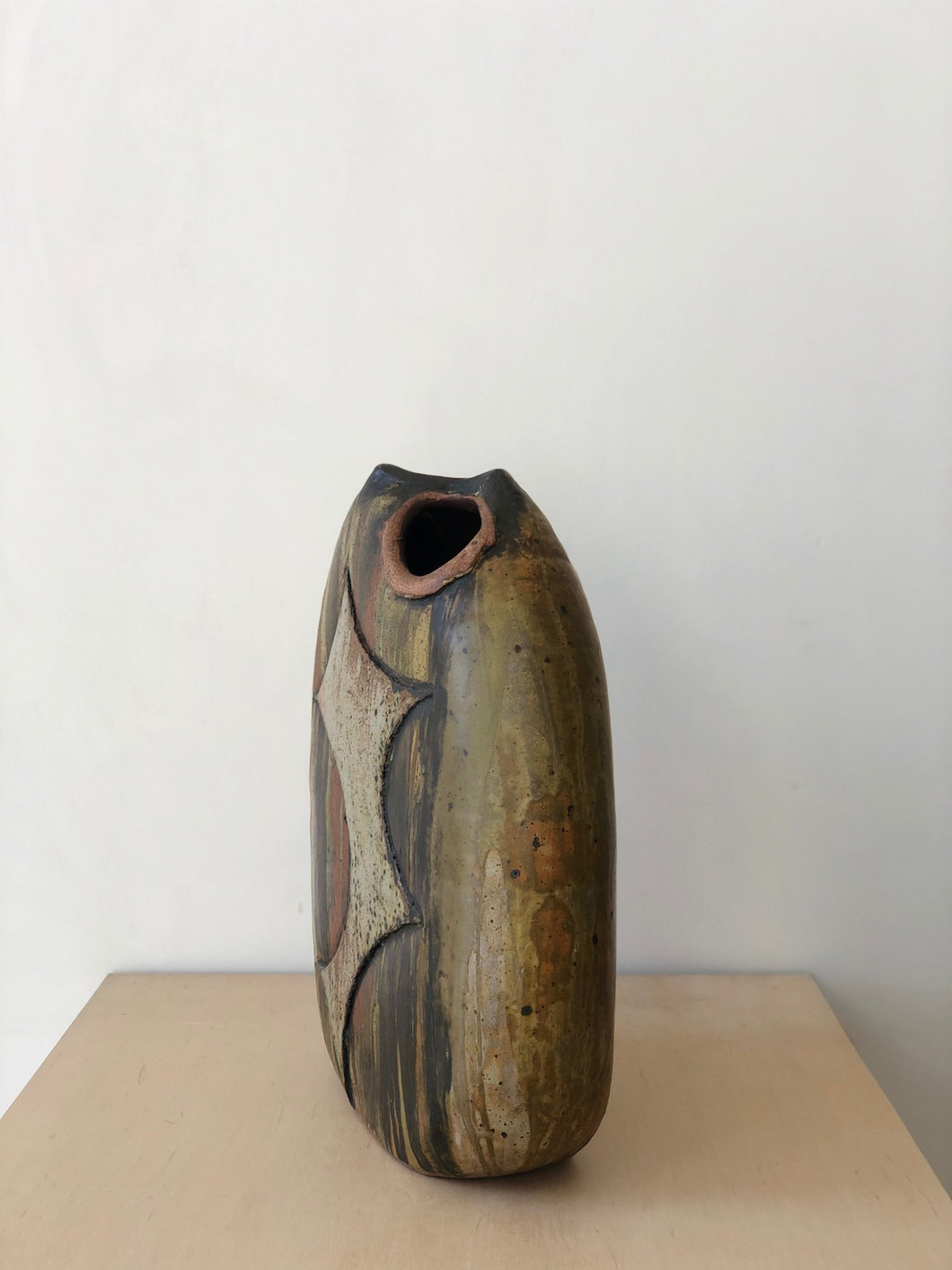 Large Mid-Century Ceramic Vase