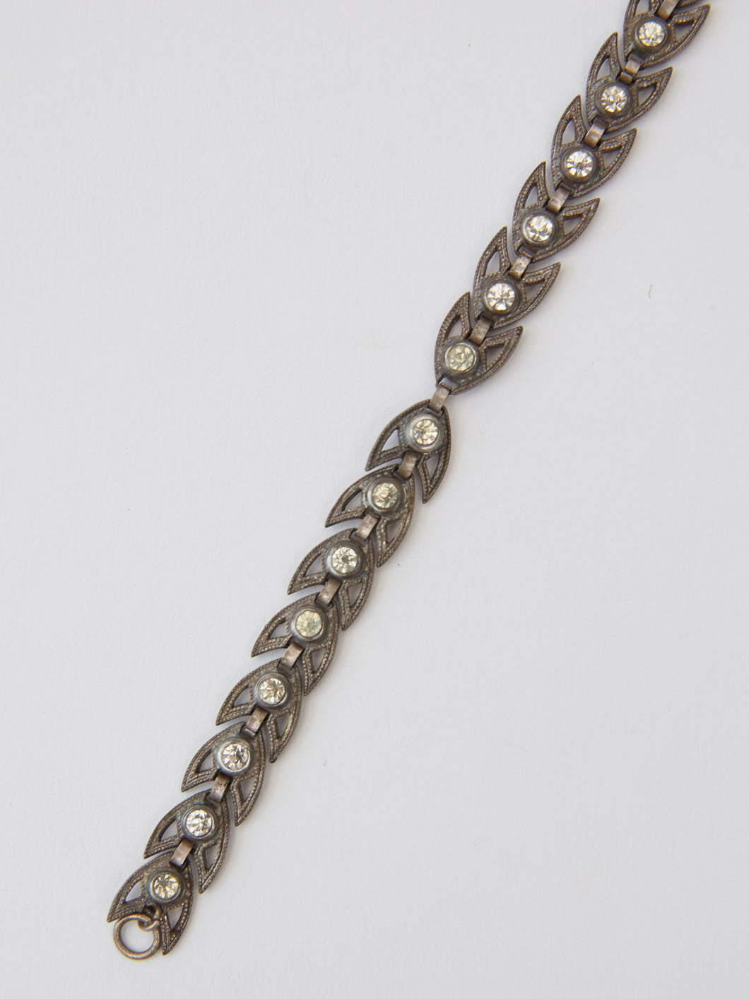 Sterling Silver Olive Leaf Bracelet