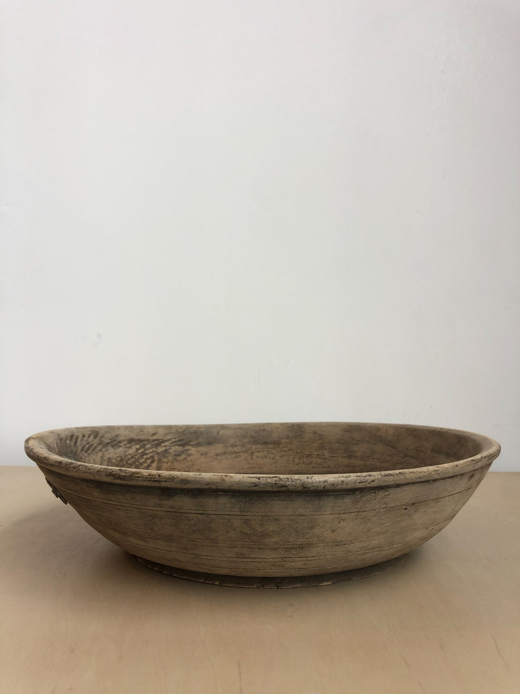 Early Vintage Primitive Wood Bowl