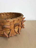 Vintage Curled Basket