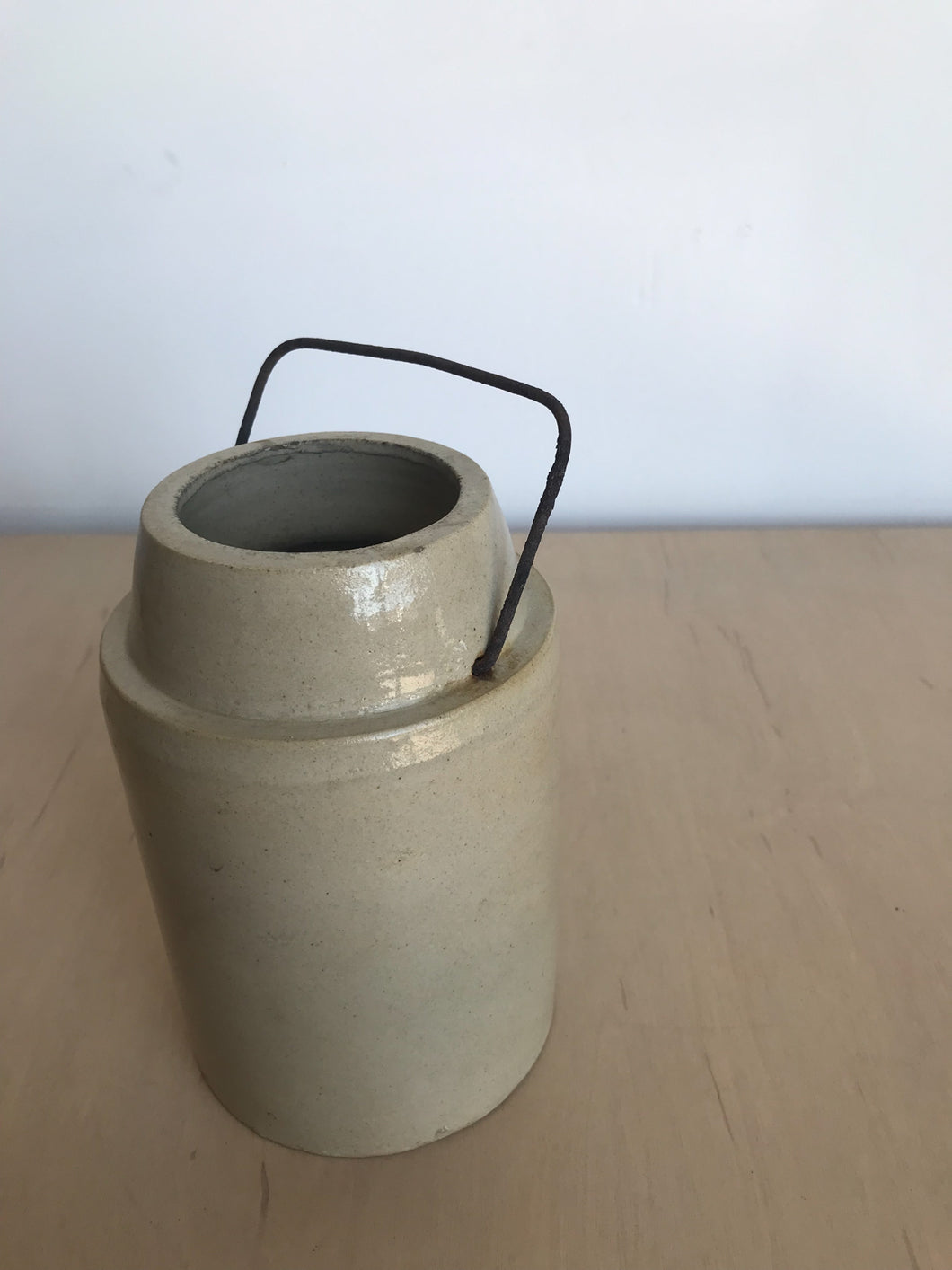 Antique Stoneware Crock with Handle