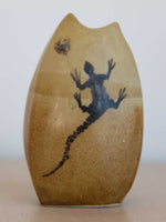 Lizard Vintage Ceramic Vase