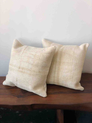 Medium Vintage Hemp Pillow D
