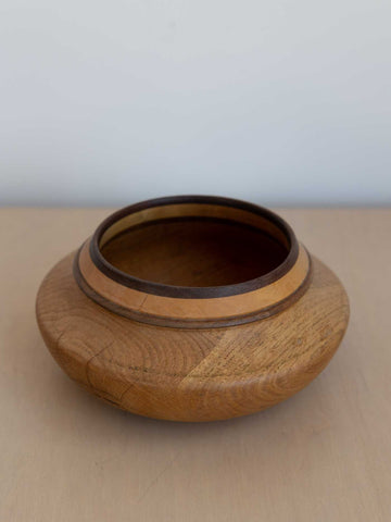 Vintage Turned Wood Vessel