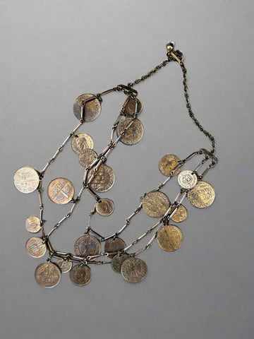 Vintage German Coin Necklace