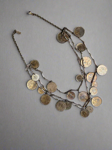 Vintage German Coin Necklace