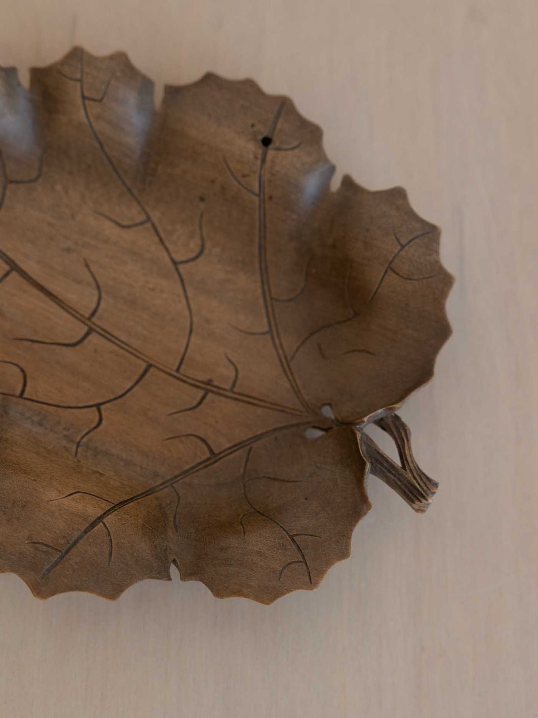 Vintage Carved Decorative Maple Leaf