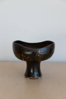 Vintage Ceramic Pedestal Vessel