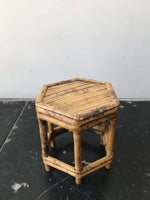 Vintage Rattan and Bamboo Stand