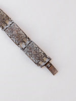 1920’s Chinese Filigree Bracelet Sterling Silver, detail