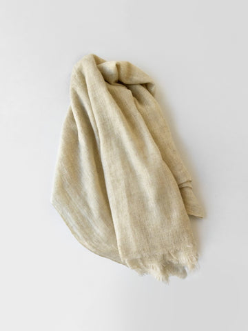 Cashmere Weave Scarf in Oatmeal