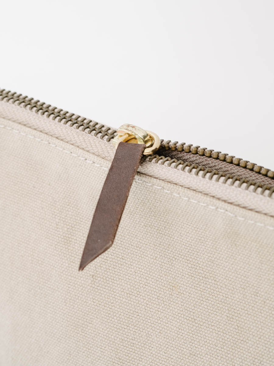 Large Mara Utility Bag in Stone Canvas