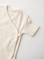 Organic Cotton Short Sleeve Baby Romper By Fog Linen