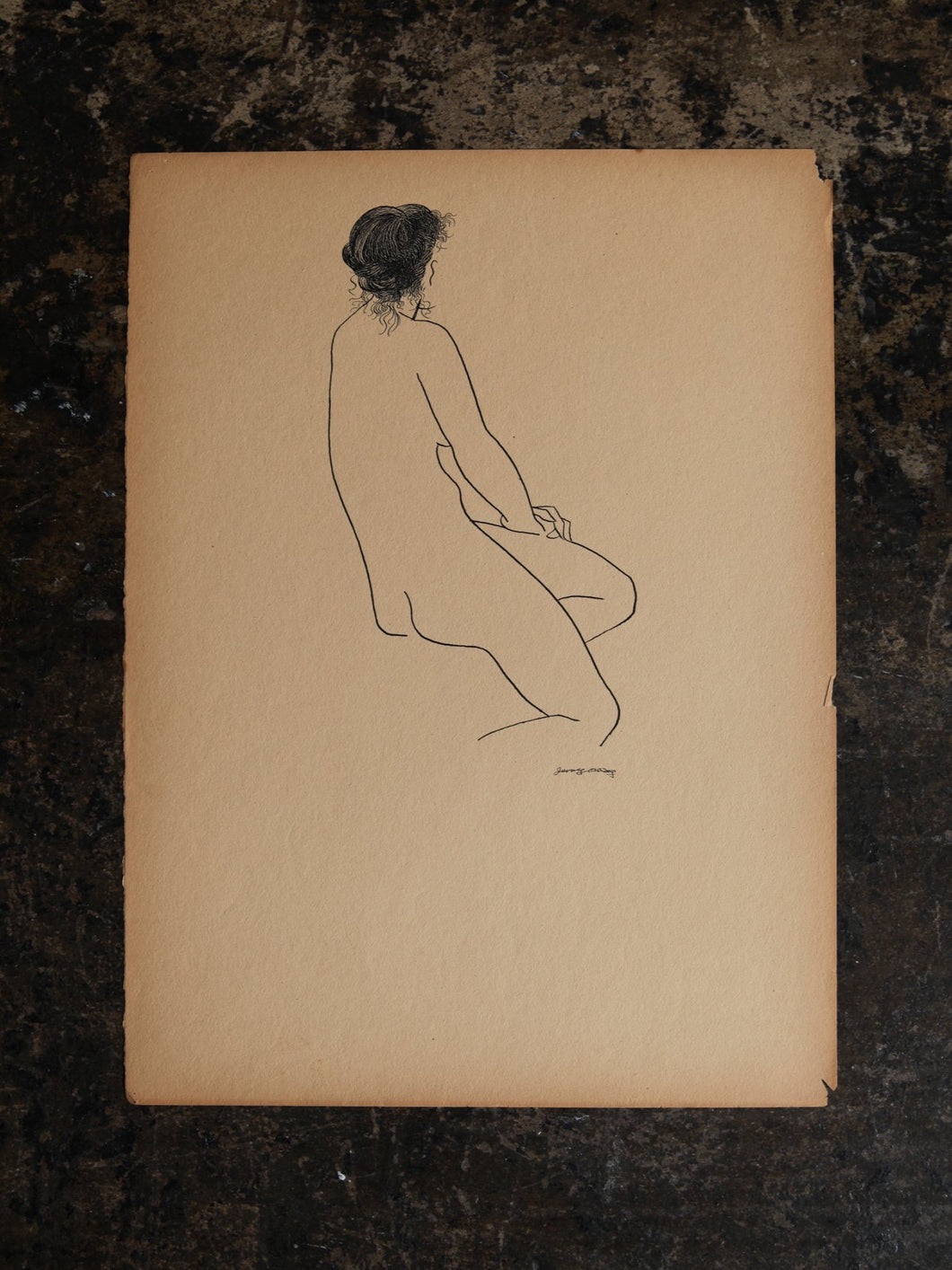 Jerry O'Day Nude Drawing E