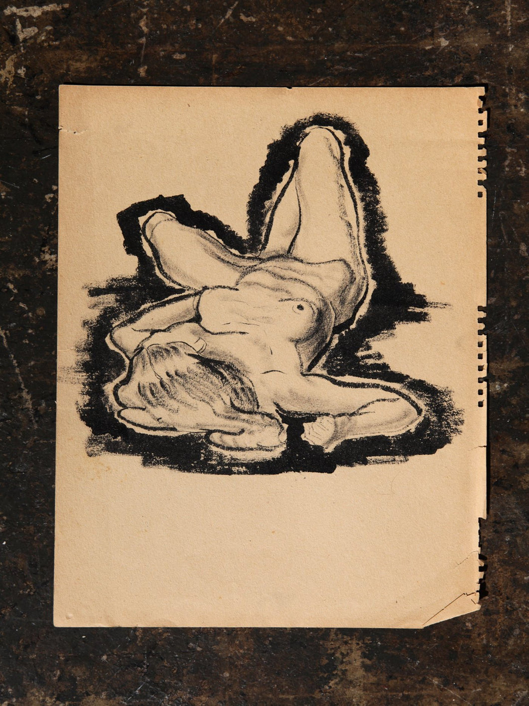 Jerry O'Day Nude Drawing A
