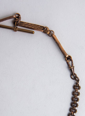 Victorian Brass Link Choker