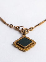 Victorian Watch Chain with Bloodstone