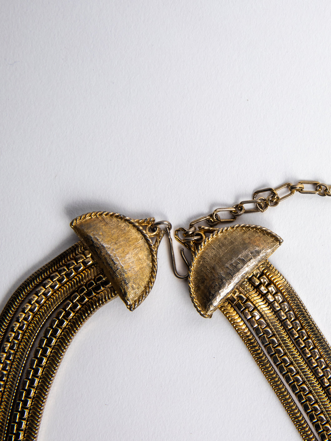 Vintage Mid Century Multi Chain Necklace