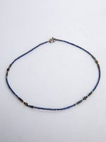 Lapis, Tiger's Eye and Turquoise Choker