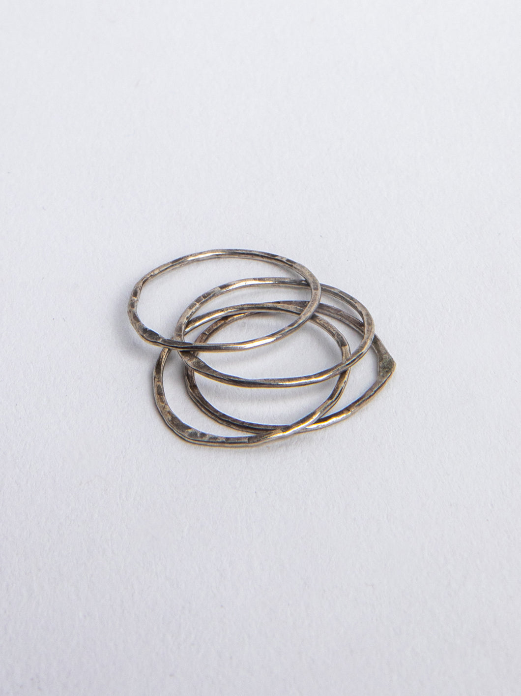 Handmade Silver Ring Stack