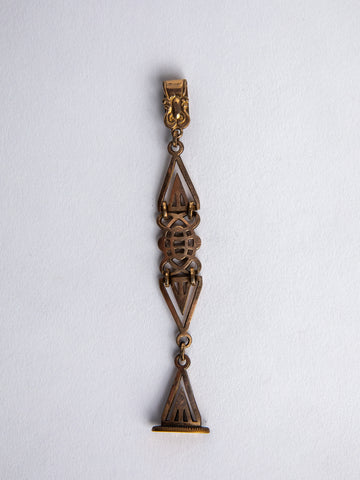 Victorian Pendant with Stamp