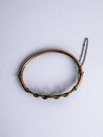 Victorian Bangle with Circle Design