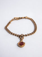 Victorian Watch Chain with Carnelian Fob