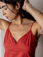 Domi Cotton Slip in Tomato