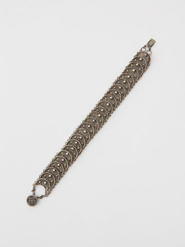 Vintage Iranian Filigree Silver Bracelet