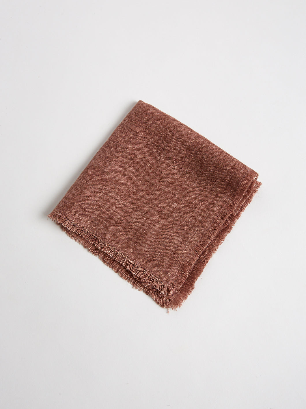 Stonewashed Linen Cocktail Napkin in Ash Rose