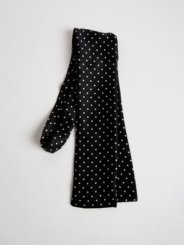 Silk Scarf by The Arc -Black and White Microdot